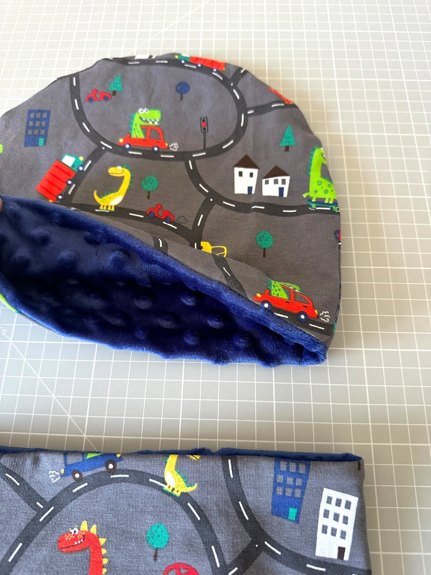 Cappello e scaldacollo bambino taglia 6 anni