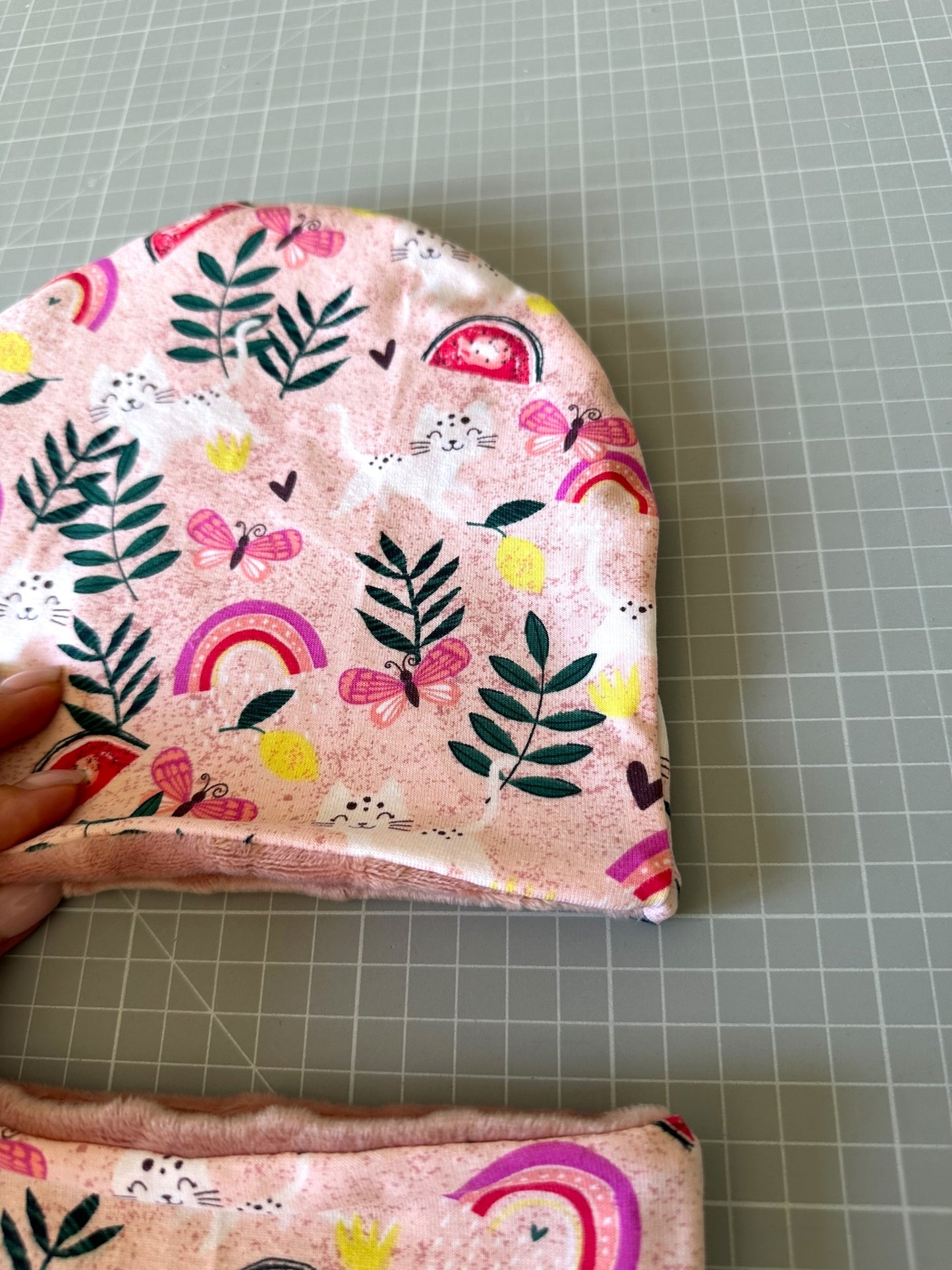 Cappello e scaldacollo bambina taglia 1 anno