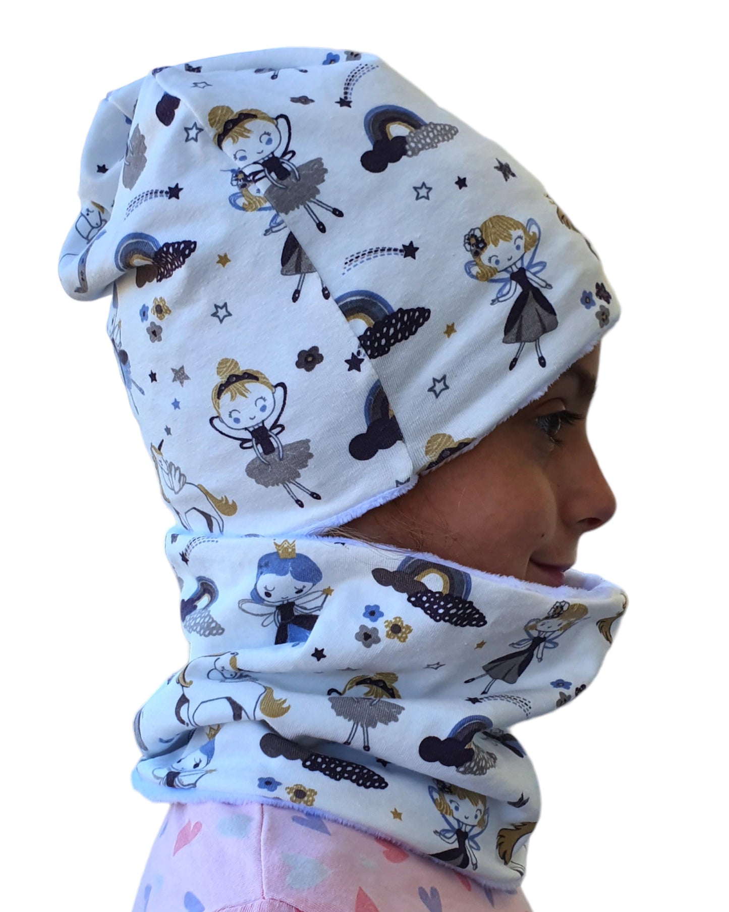 Cappello e scaldacollo bambina