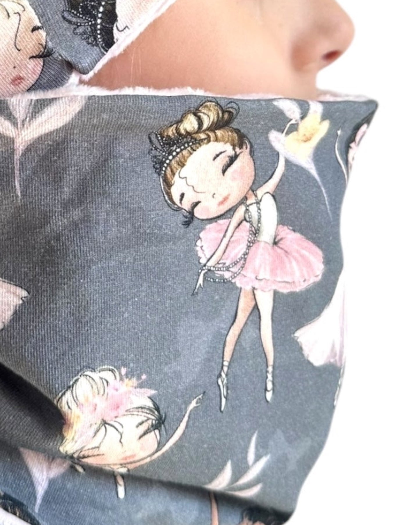 Set Cappello e Scaldacollo Bambina Fatto a Mano in Cotone Certificato