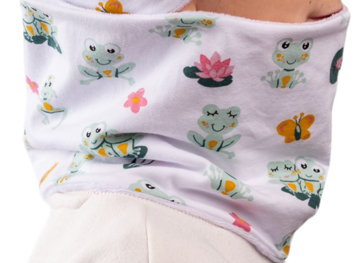 Set Cappello e Scaldacollo Bambina Fatto a Mano in Cotone Certificato