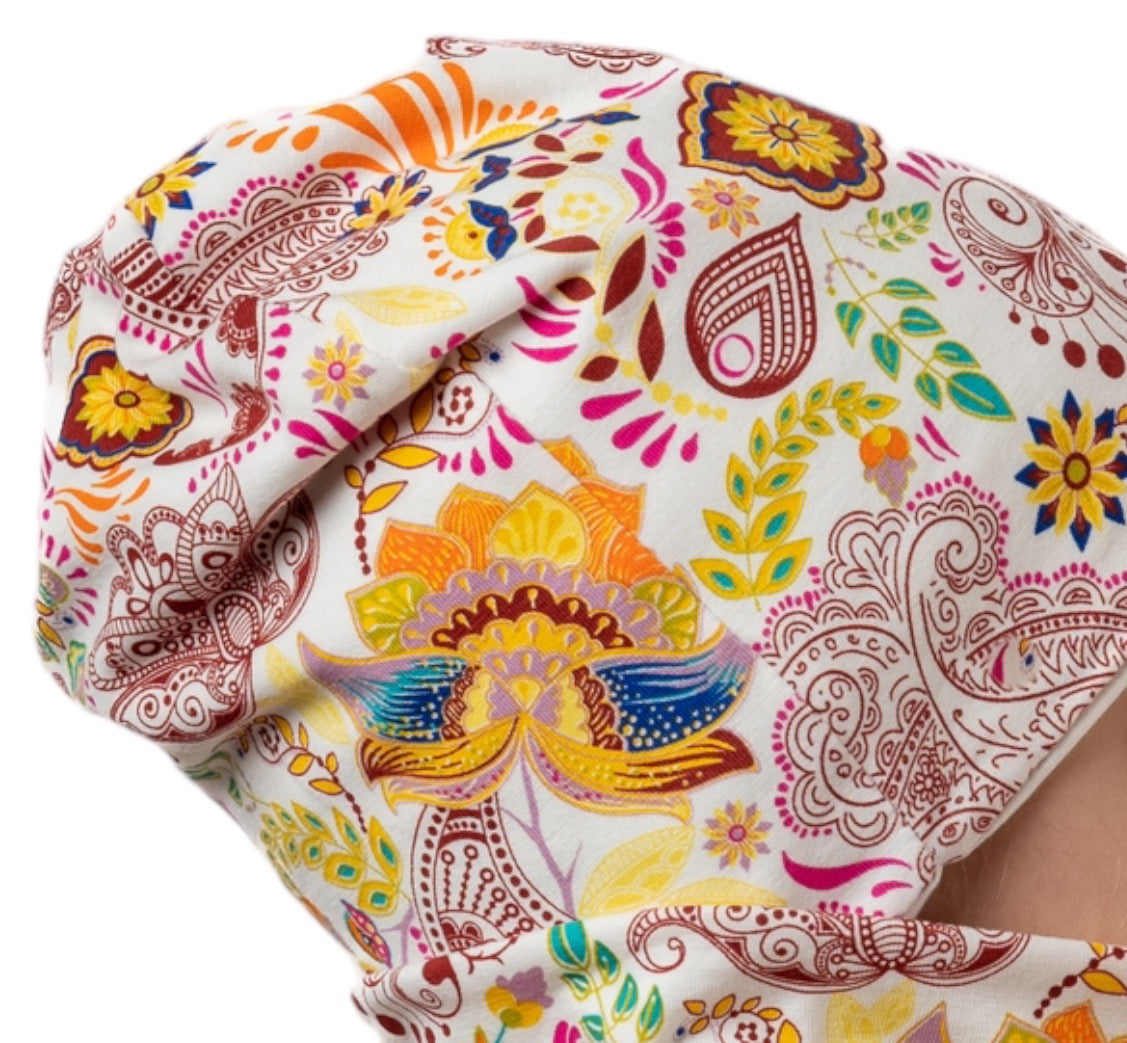 Set Cappello e Scaldacollo Bambina Fatto a Mano in Cotone Certificato
