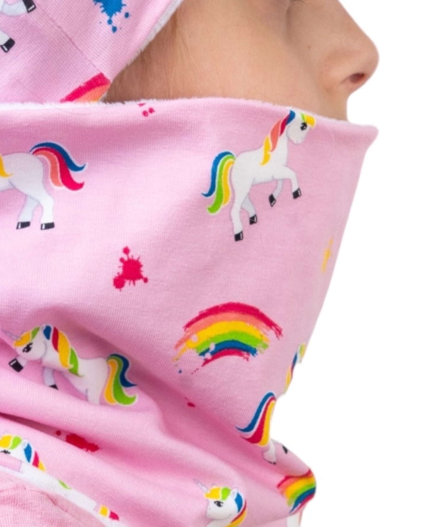 Set Cappello e Scaldacollo Bambina Fatto a Mano in Cotone Certificato