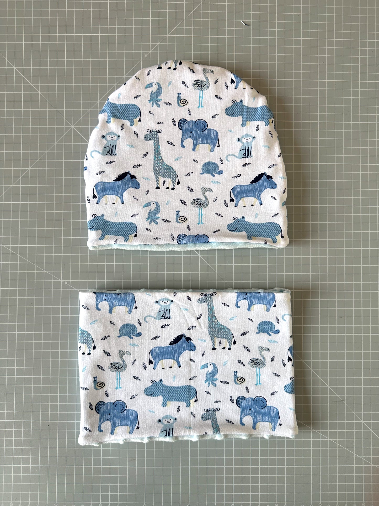 Cappello e scaldacollo bambino taglia 2 anni