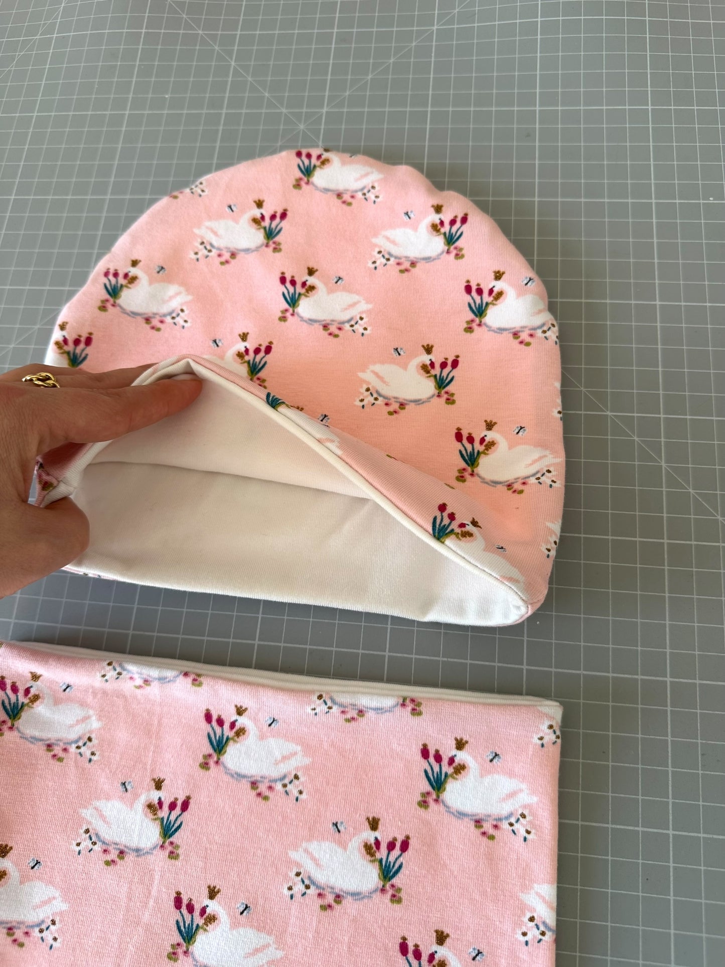 Cappello e scaldacollo bambina taglia 2 anni