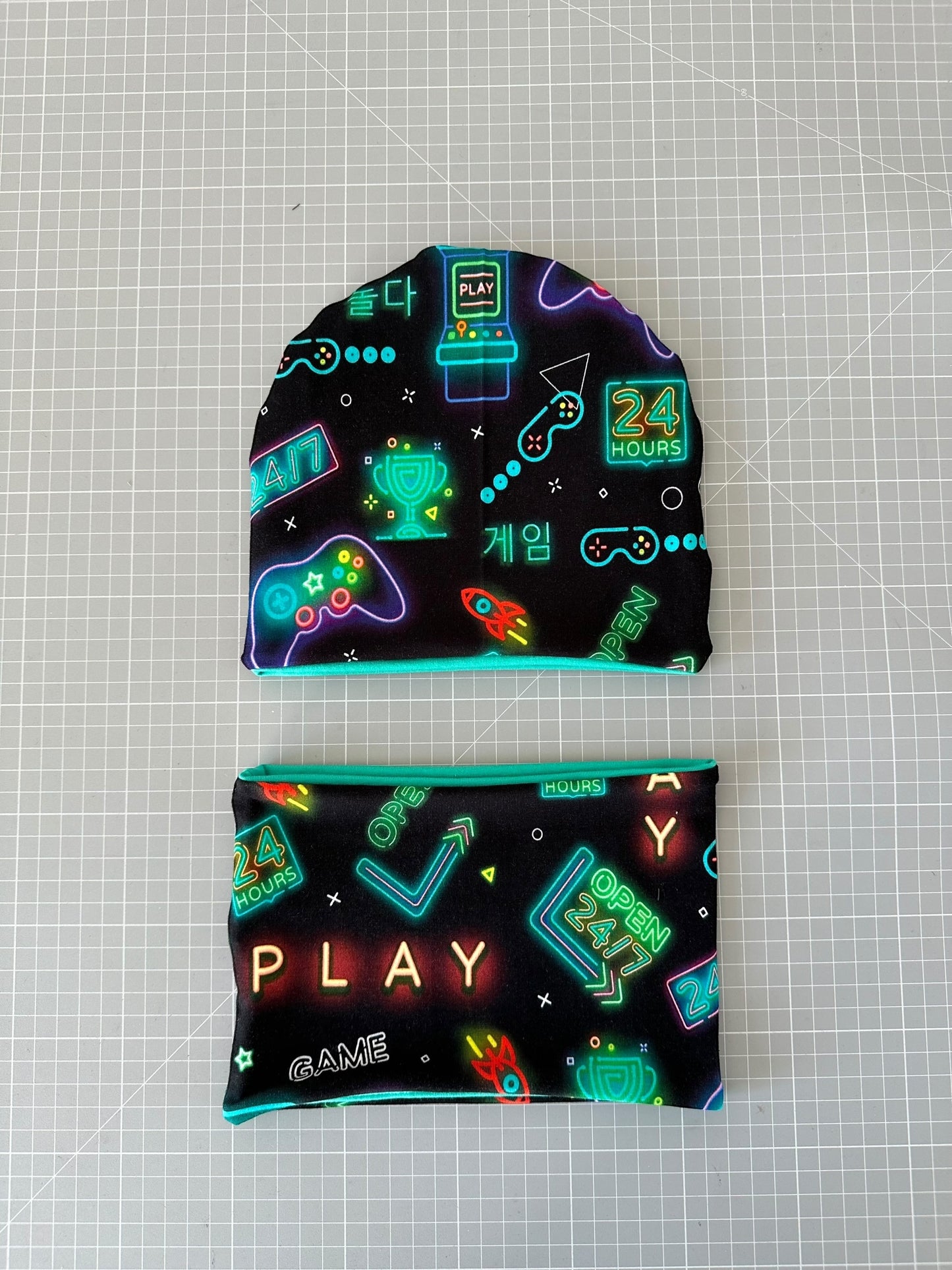 Cappello e scaldacollo bambino taglia 1 anno