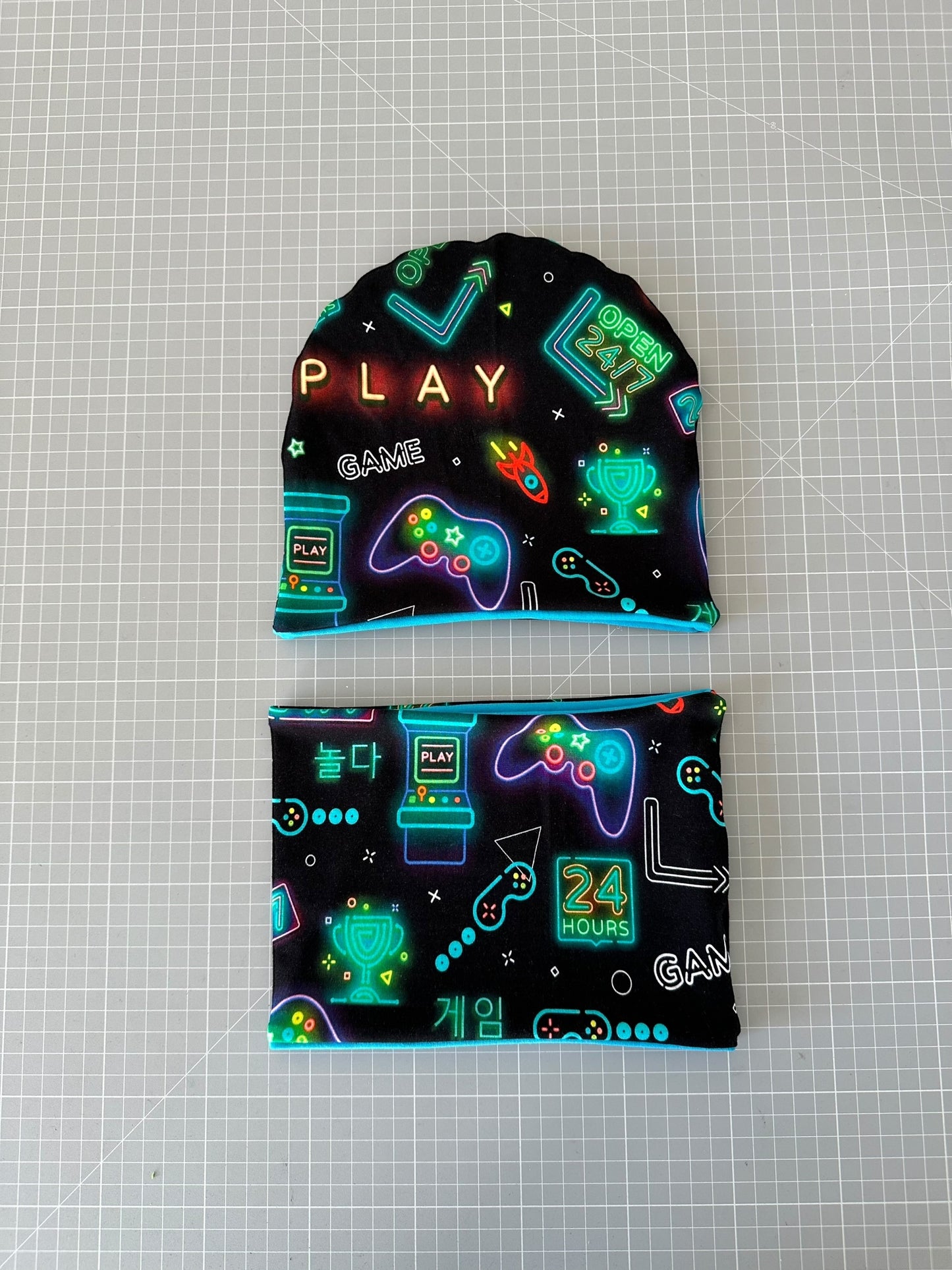 Cappello e scaldacollo bambino taglia 2 anni
