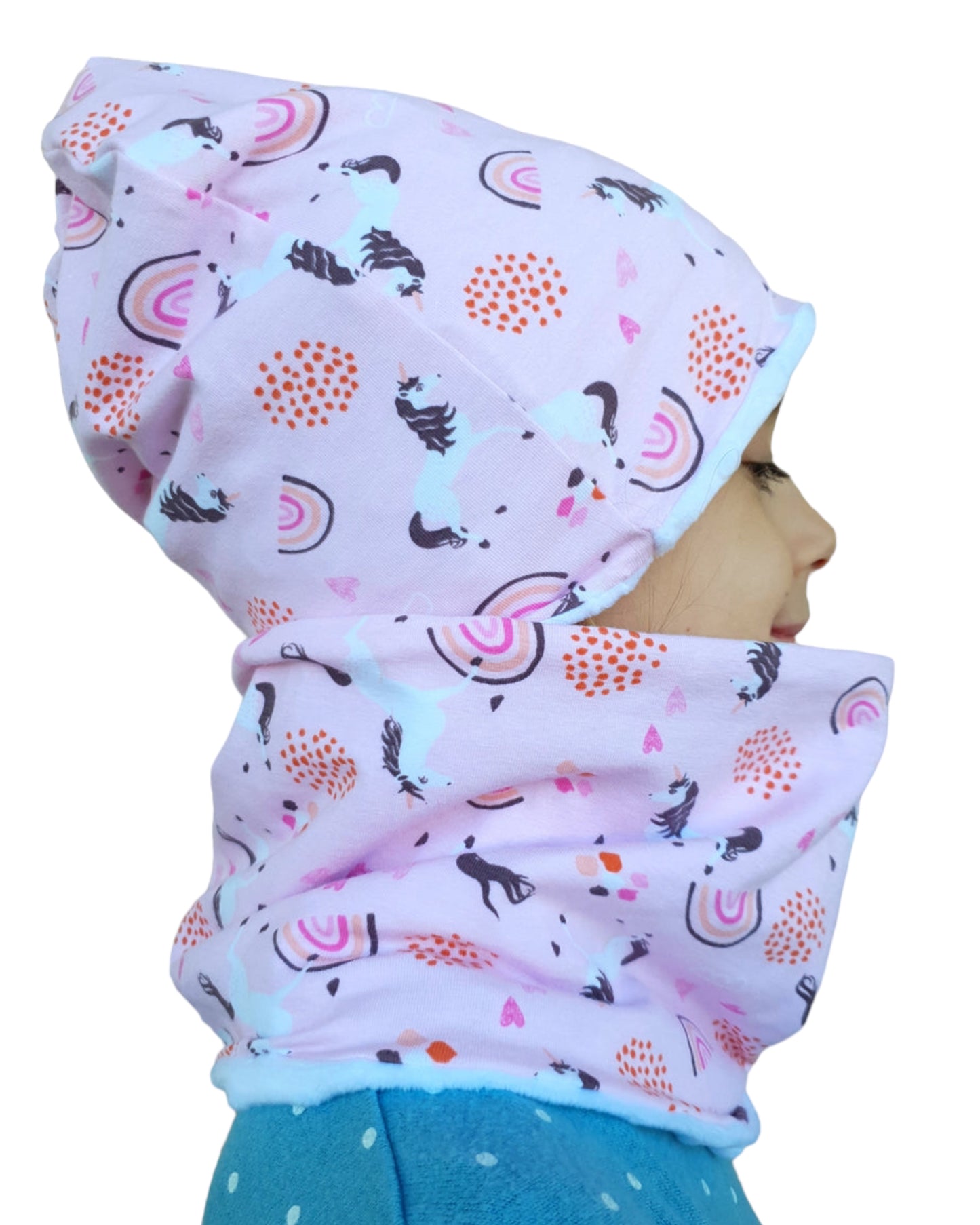 Cappello e scaldacollo bambina