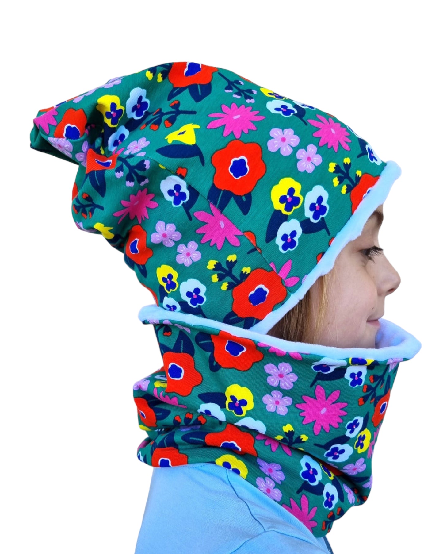 Cappello e scaldacollo bambina taglia 6 anni