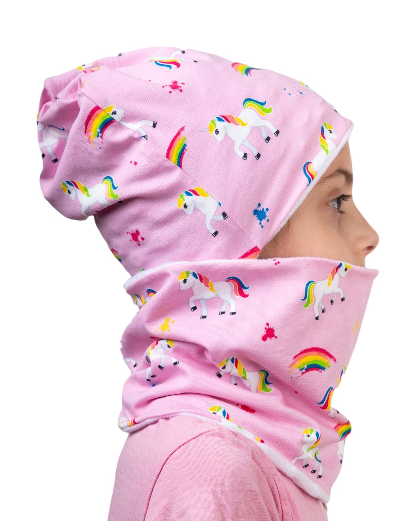 Cappello e scaldacollo bambina