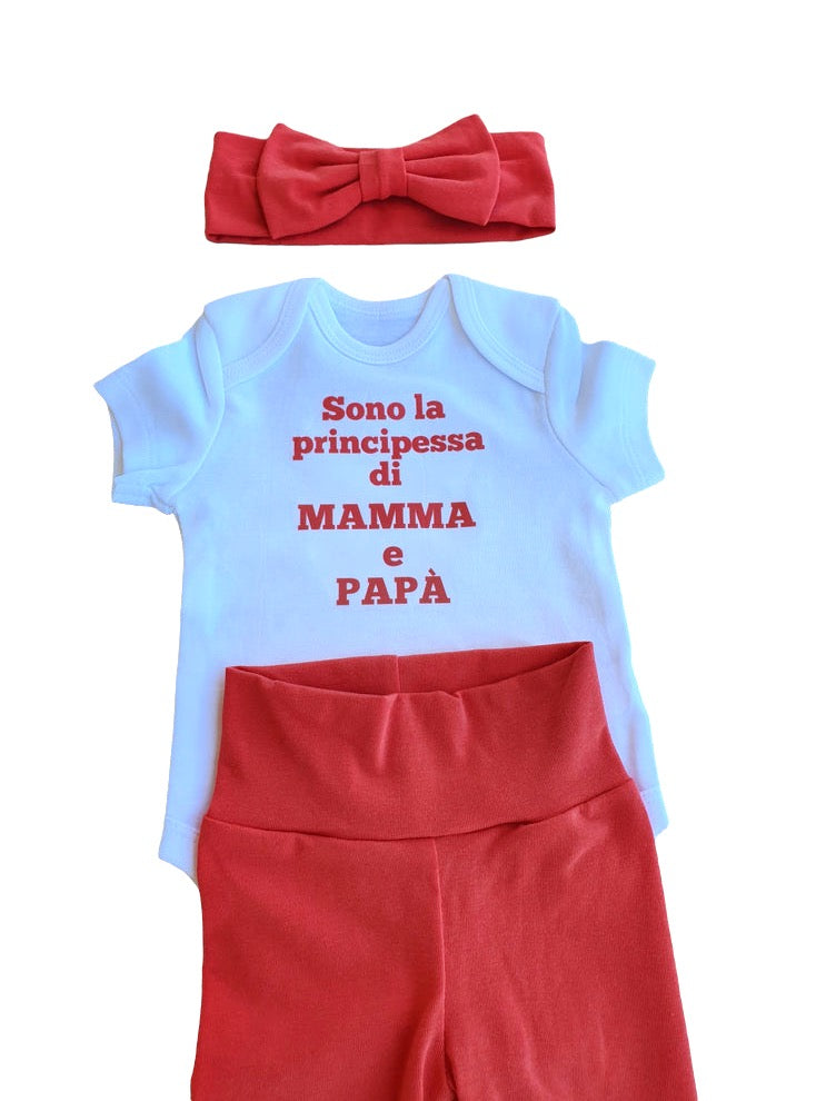 Completino “Sono la principessa di mamma e papà”