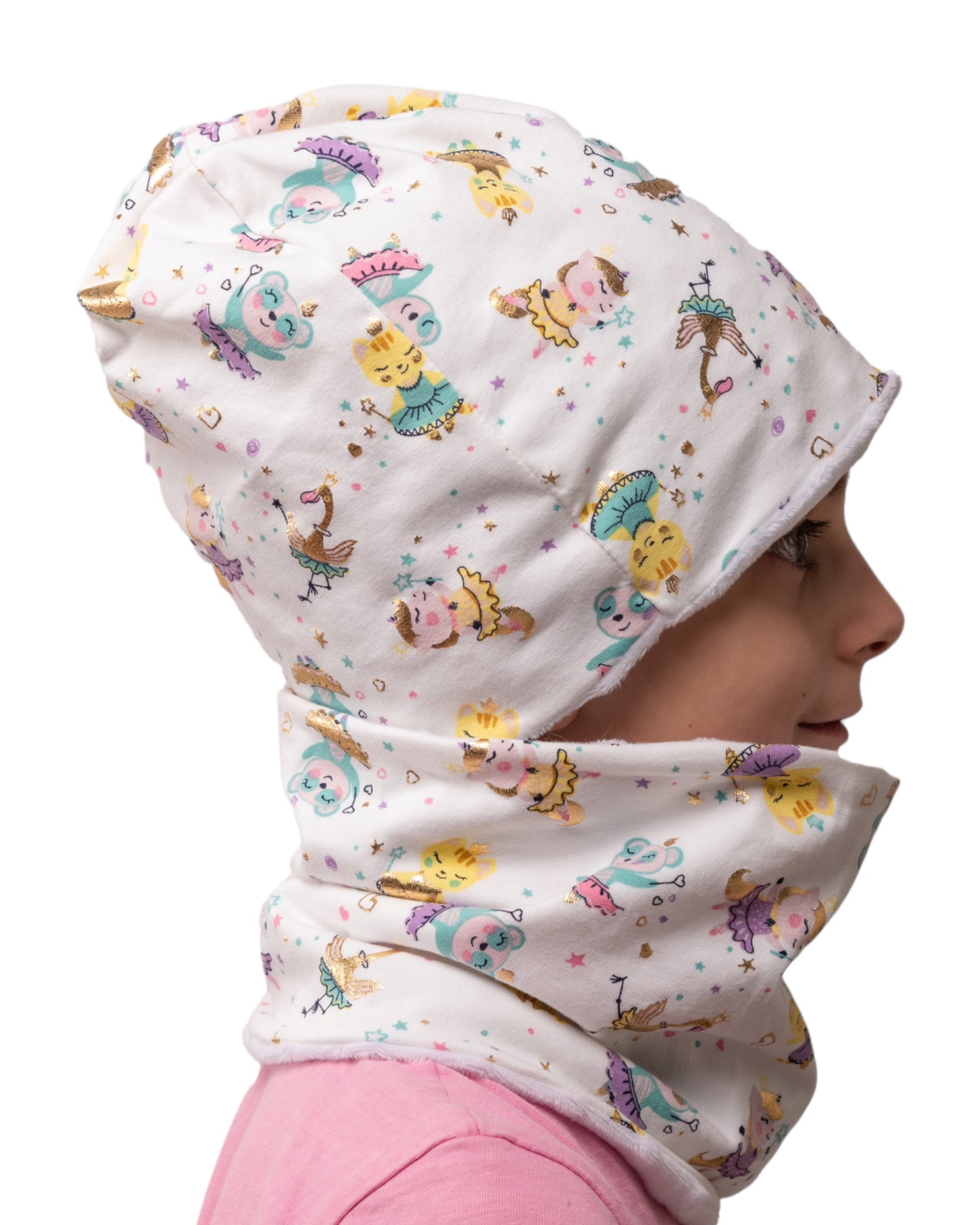 Cappello e scaldacollo bambina