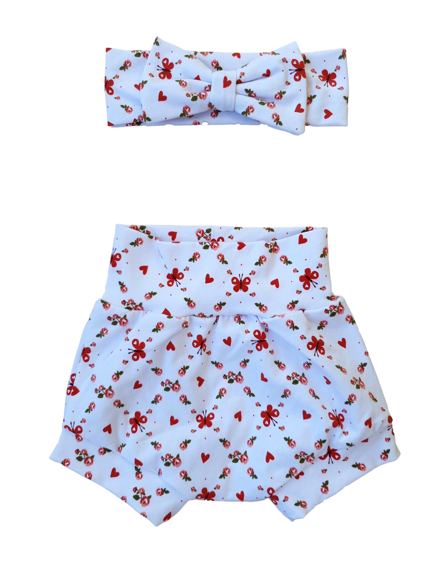 Completo pantaloncino e fascia capelli