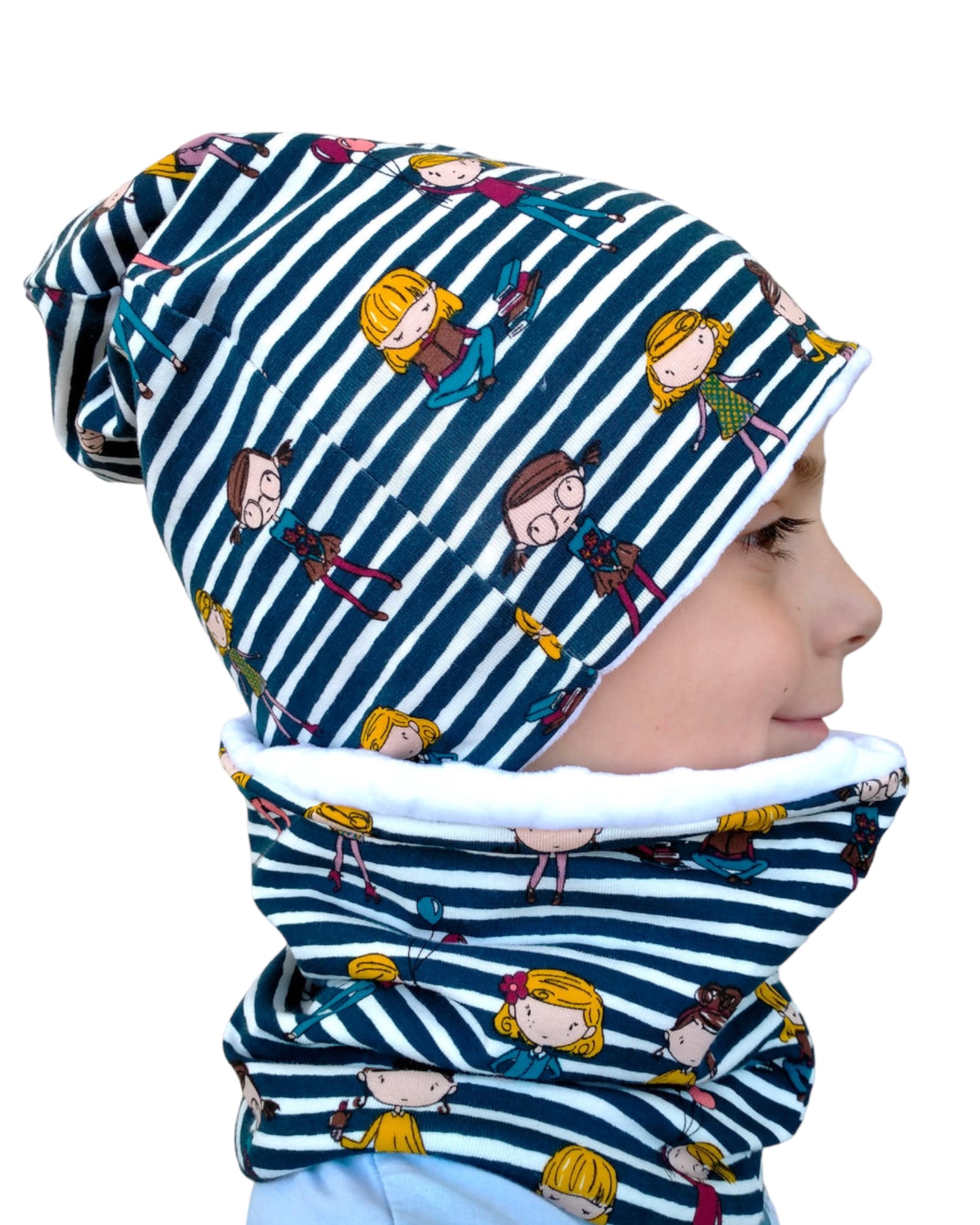 Cappello e scaldacollo bambina