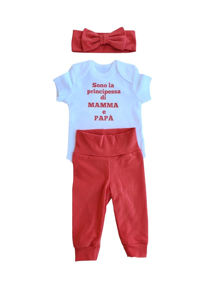 Completino “Sono la principessa di mamma e papà”