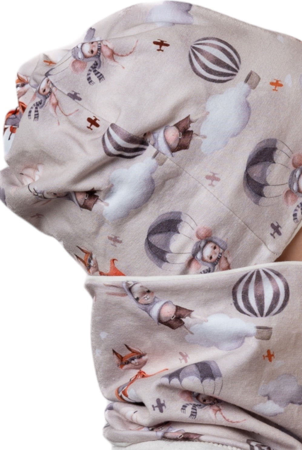 Set Cappello e Scaldacollo Unisex Fatto a Mano in Cotone Certificato