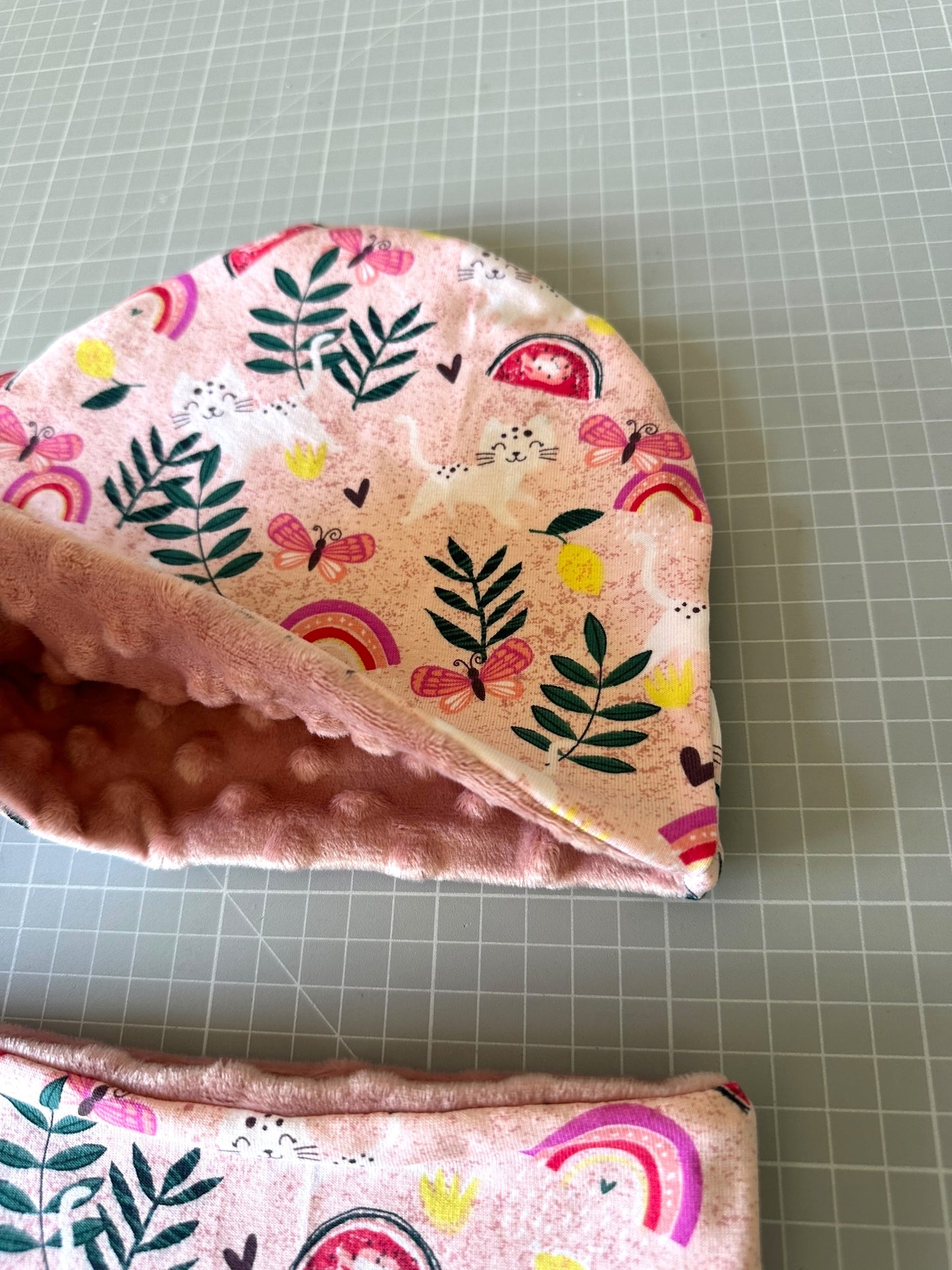 Cappello e scaldacollo bambina taglia 1 anno