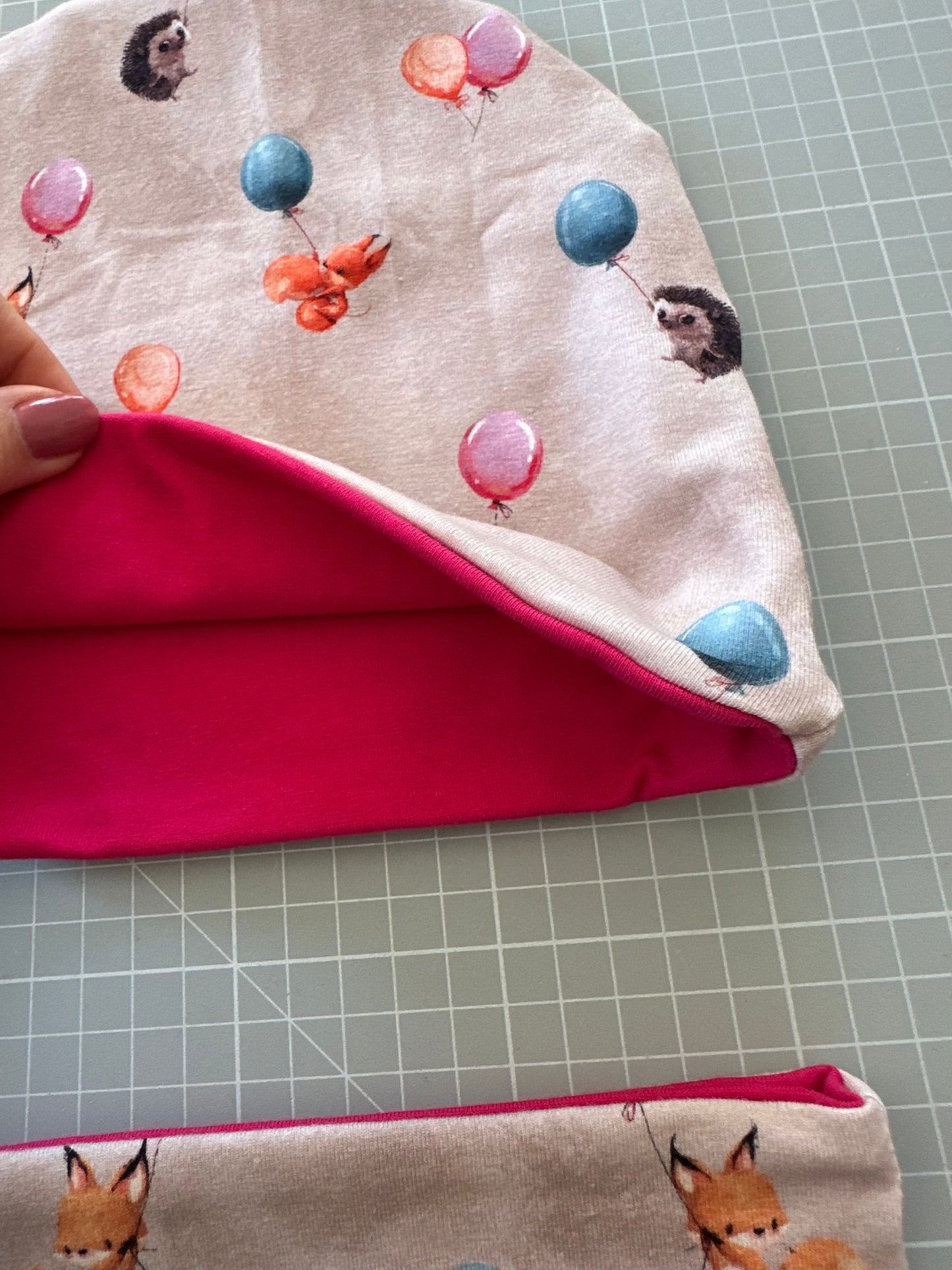 Cappello e scaldacollo bambina taglia  3 anni