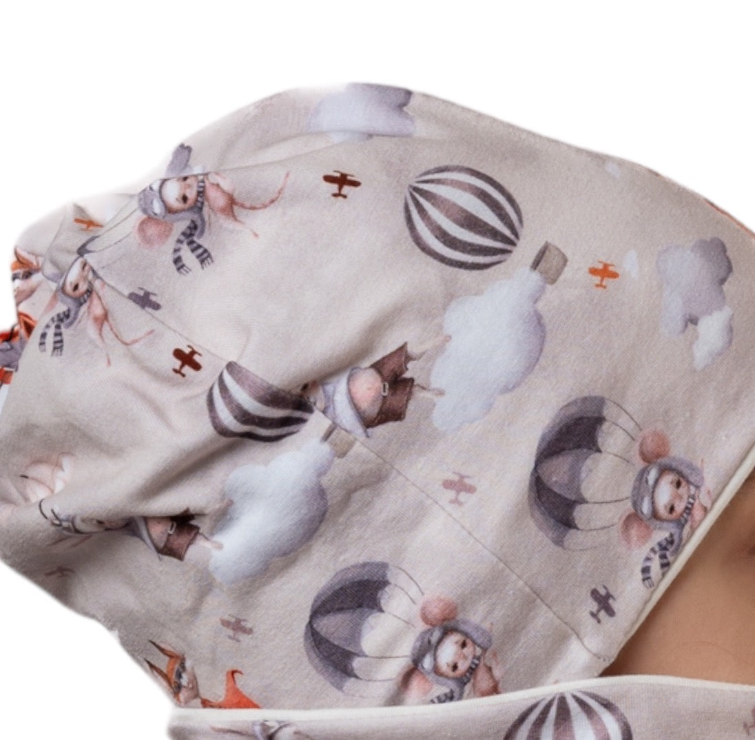 Set Cappello e Scaldacollo Unisex Fatto a Mano in Cotone Certificato