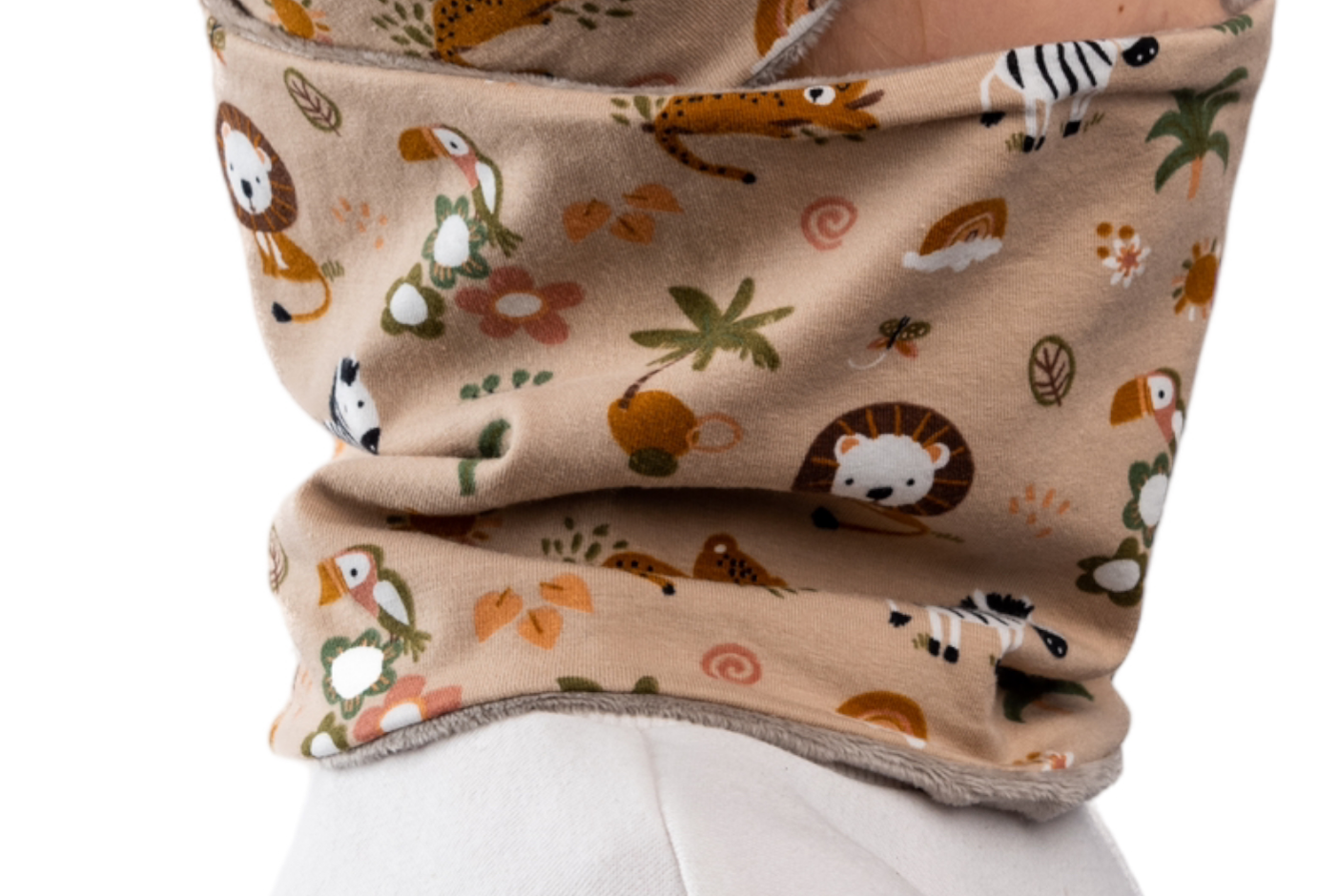 Set Cappello e Scaldacollo Unisex Fatto a Mano in Cotone Certificato
