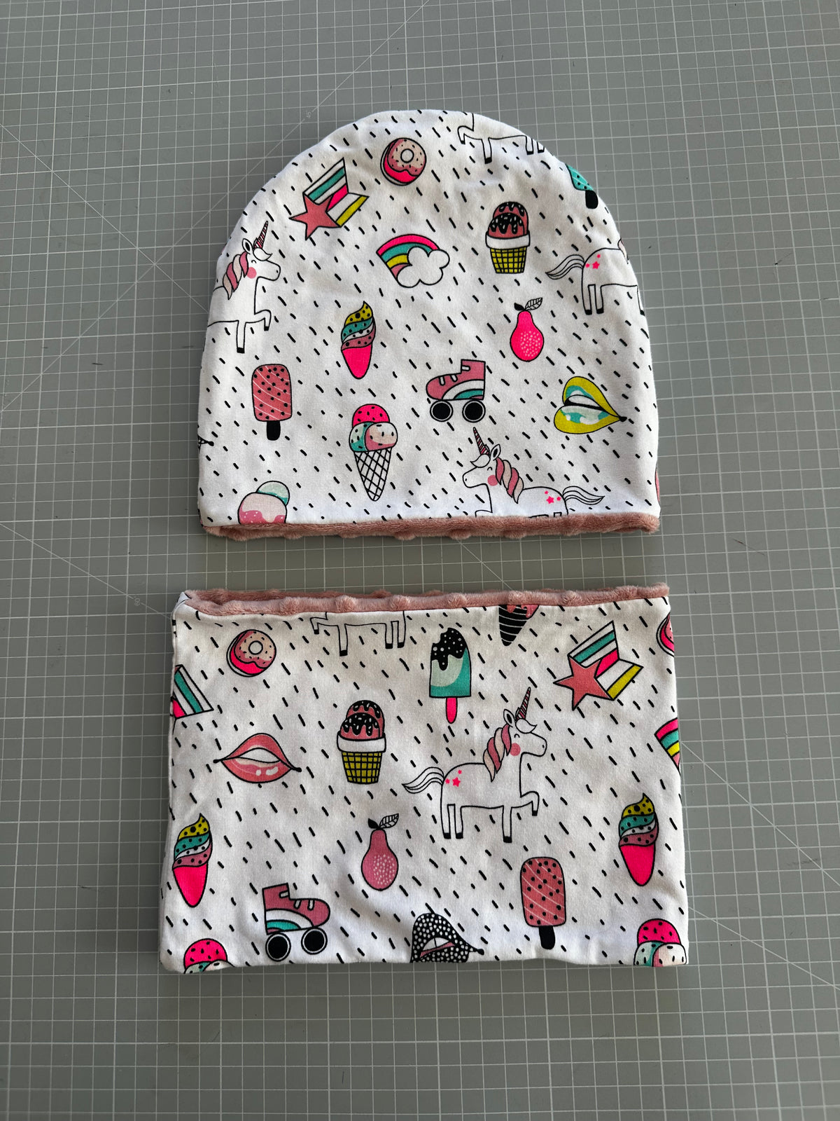 Cappello e scaldacollo bambina taglia 3 anni