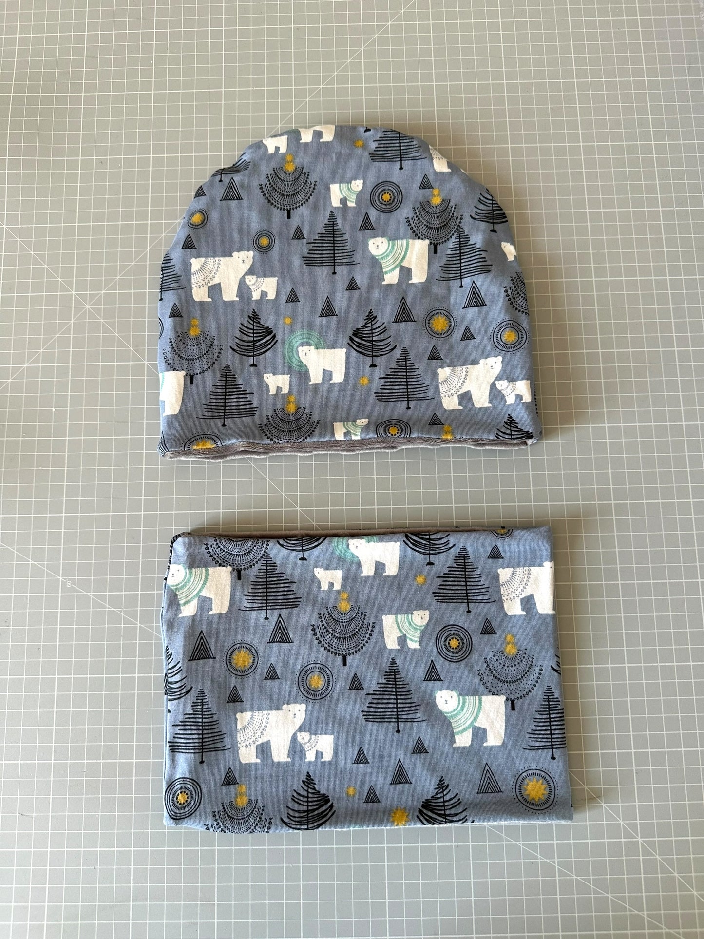 Cappello e scaldacollo bambino taglia 7 anni