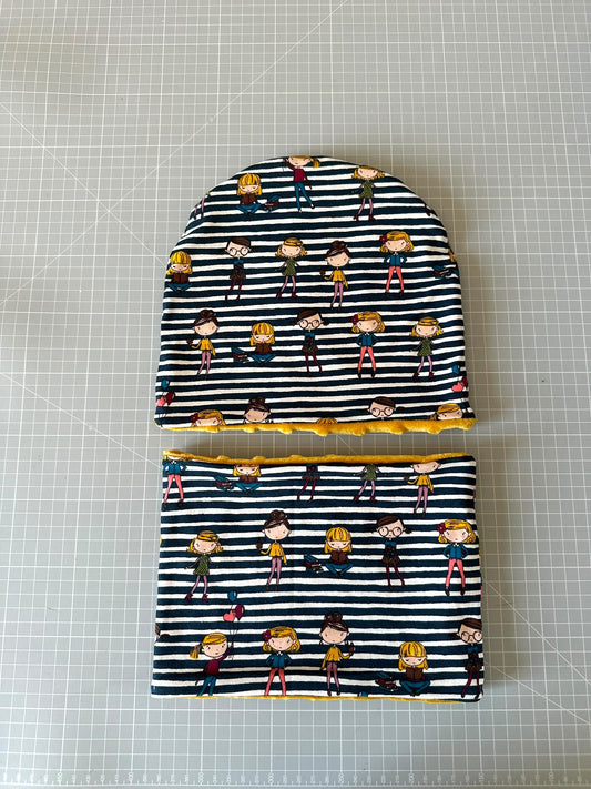 Cappello e scaldacollo bambina taglia 7 anni