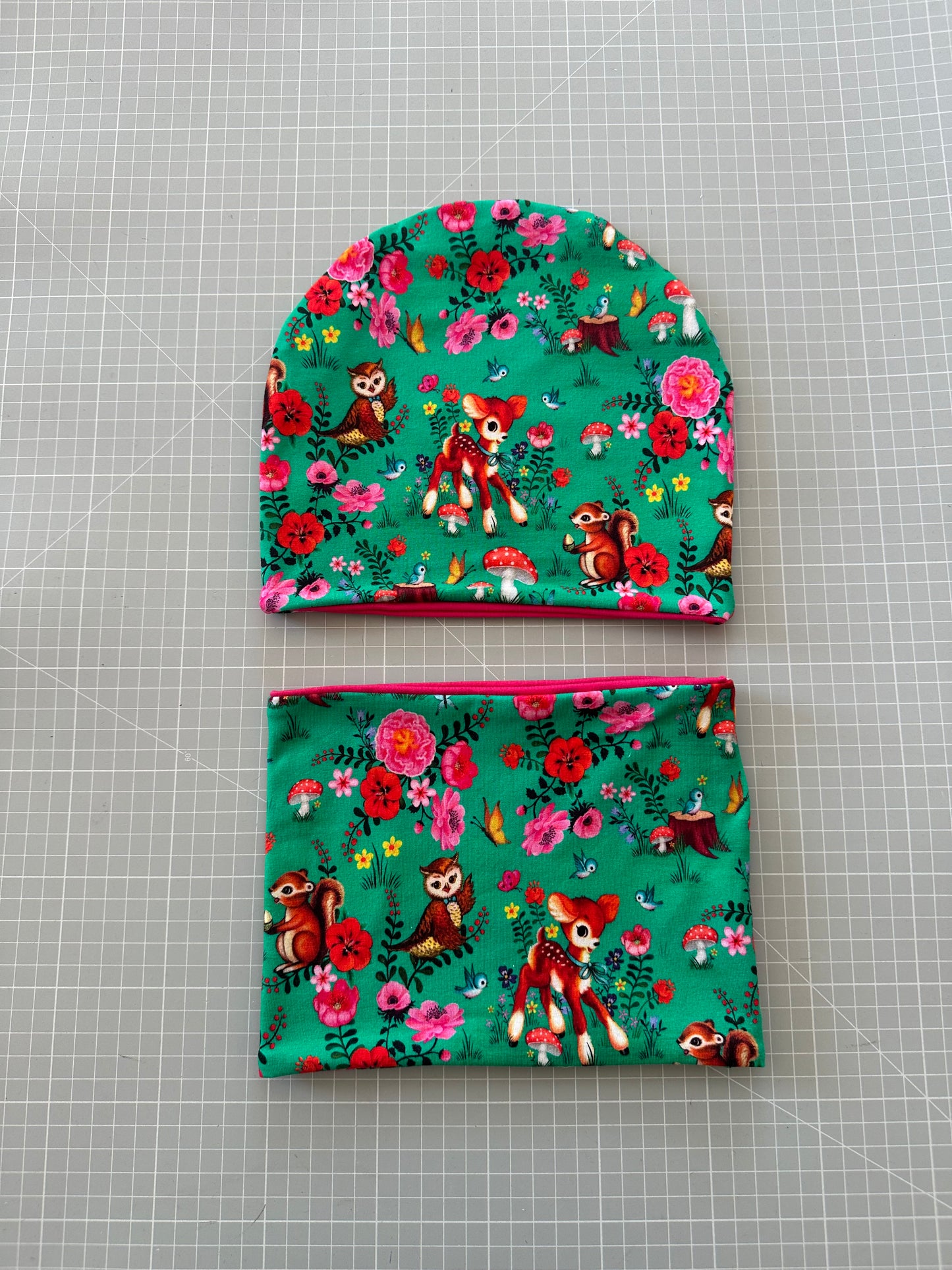 Cappello e scaldacollo bambina taglia  6 anni