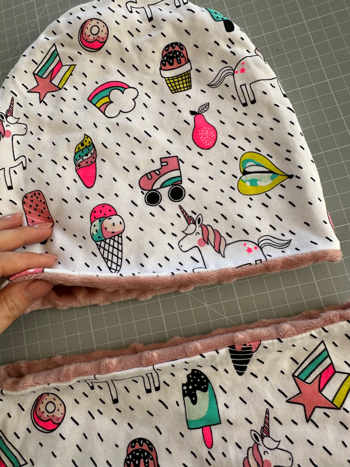 Cappello e scaldacollo bambina taglia 3 anni