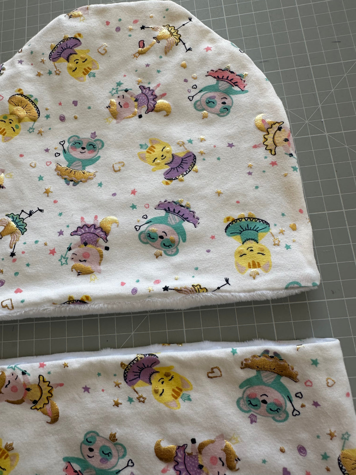 Cappello e scaldacollo bambina taglia 2 anni