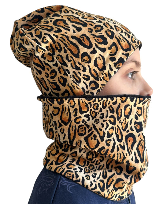 Set Cappello e Scaldacollo Bambina Fatto a Mano in Cotone Certificato