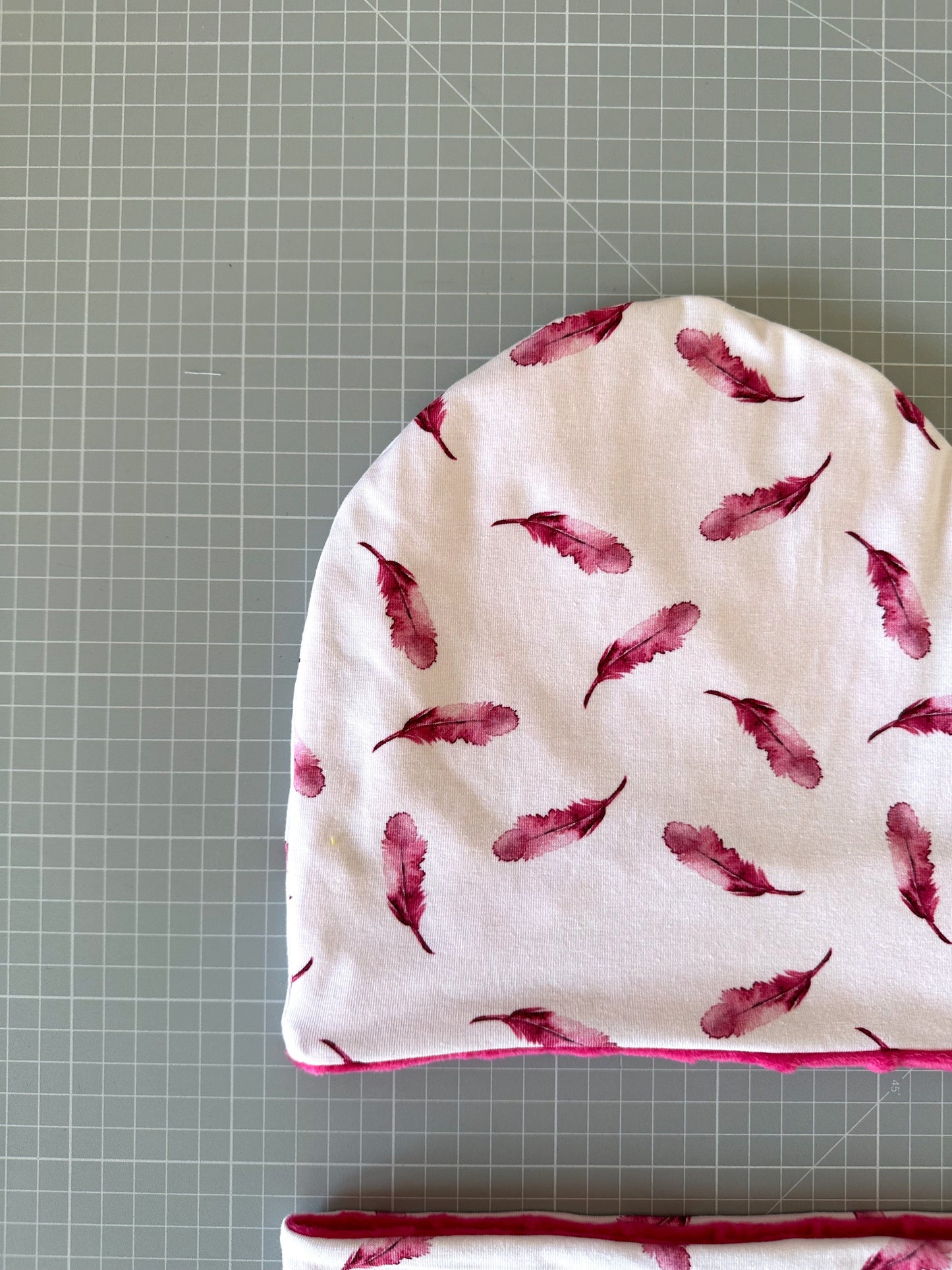 Set Cappello e Scaldacollo Bambina Fatto a Mano in Cotone Certificato