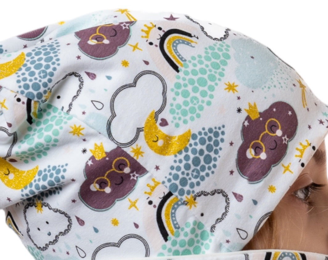 Set Cappello e Scaldacollo Bambina Fatto a Mano in Cotone Certificato