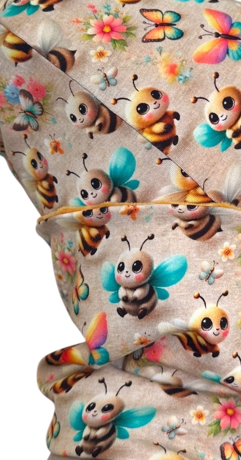 Set Cappello e Scaldacollo Bambina Fatto a Mano in Cotone Certificato