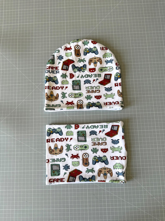 Cappello e scaldacollo bambino taglia 3 anni