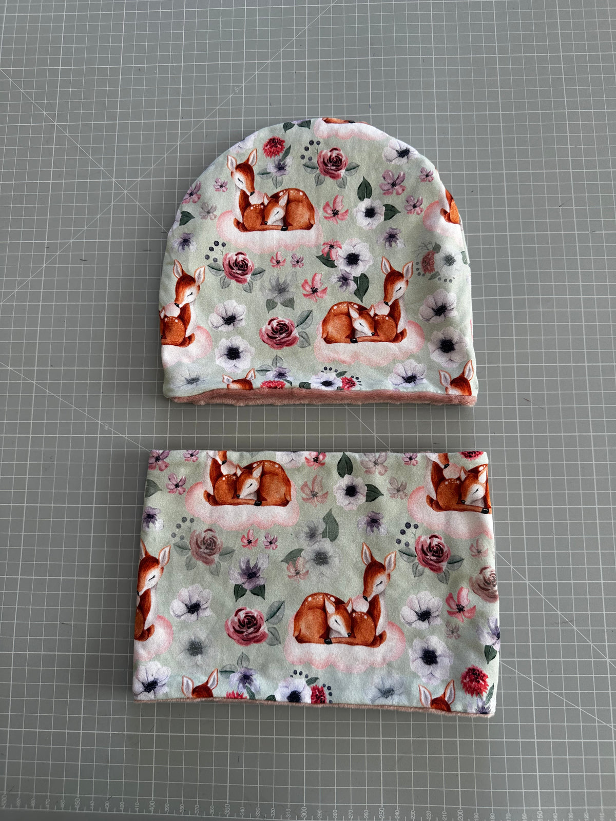 Cappello e scaldacollo bambina taglia 3 anni