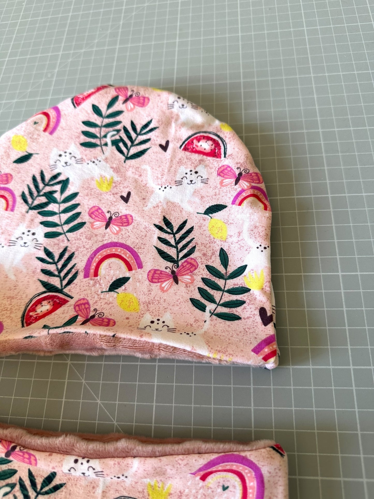 Cappello e scaldacollo bambina taglia 1 anno