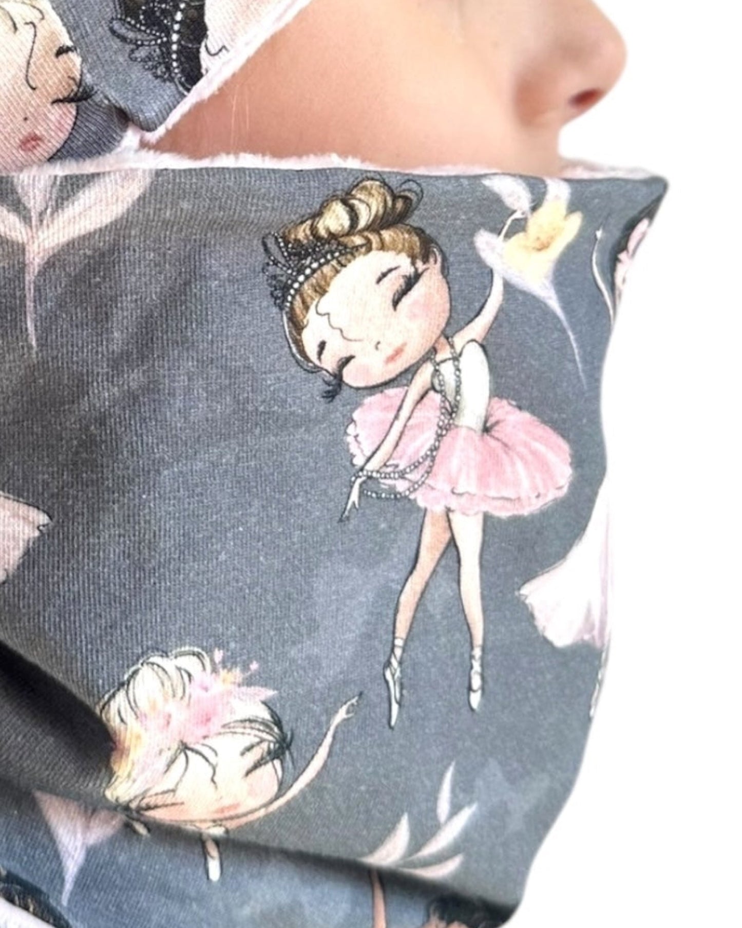 Set Cappello e Scaldacollo Bambina Fatto a Mano in Cotone Certificato