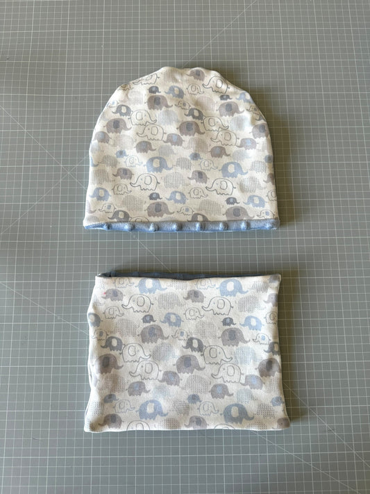 Cappello e scaldacollo bambino taglia 3 anni