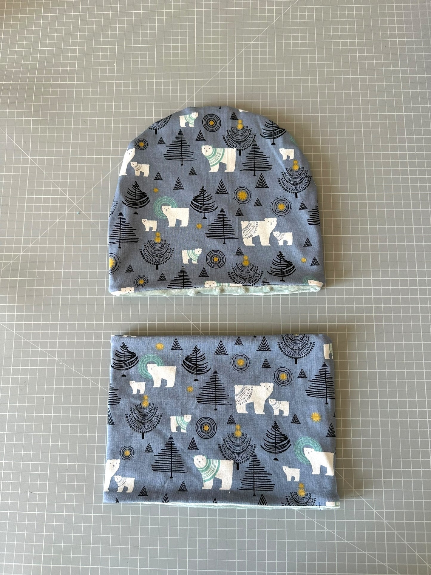 Cappello e scaldacollo bambino taglia 6 anni