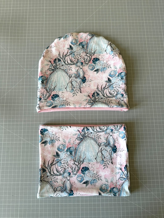 Cappello e scaldacollo bambina taglia  4 anni