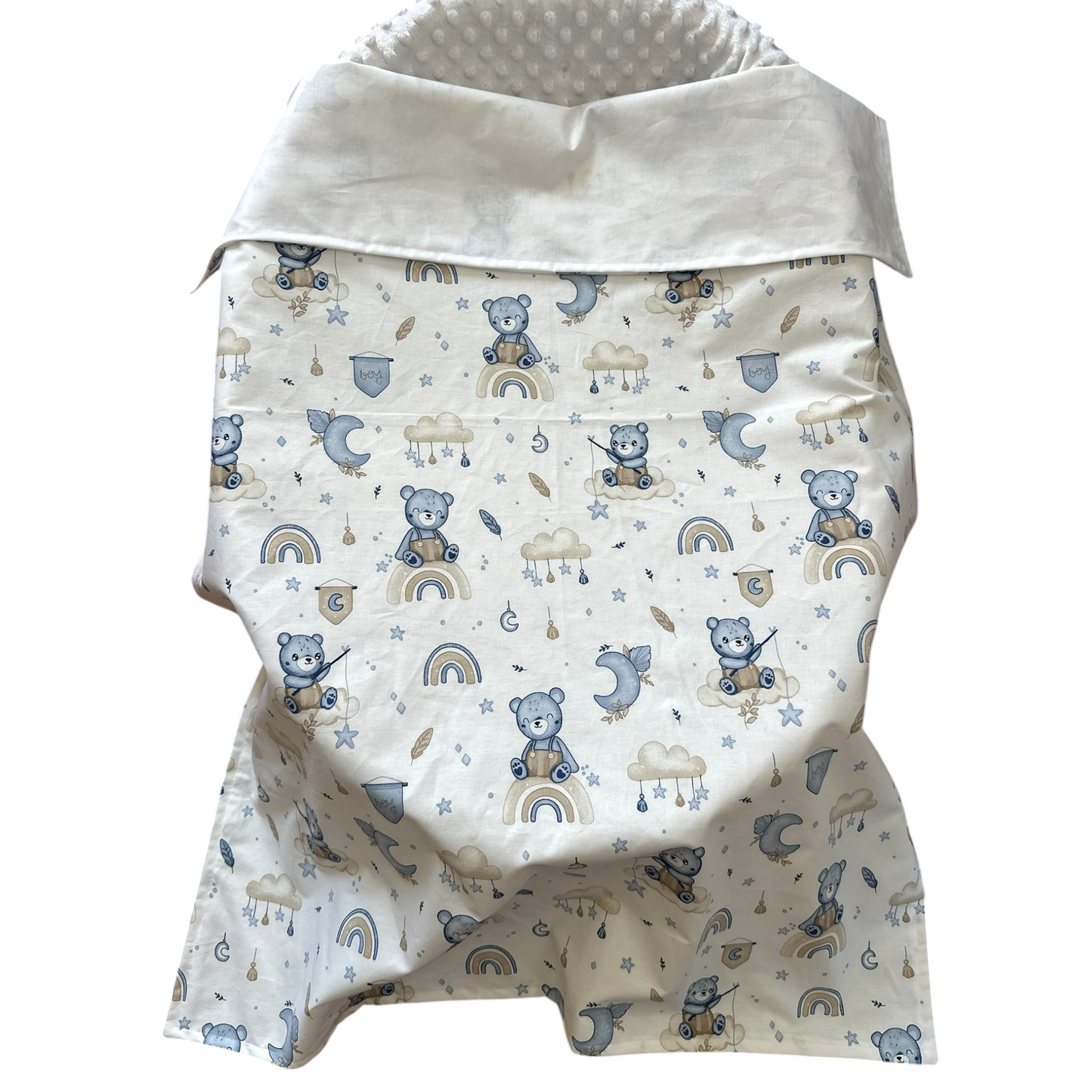 Copertina Estiva Neonato 70x100 cm – 100% Cotone Certificato OEKO-TEX® – Per Culla e Carrozzina