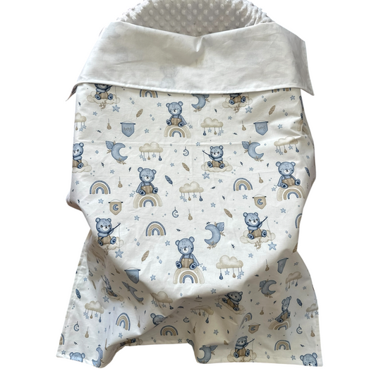 Copertina Estiva Neonato 70x100 cm – 100% Cotone Certificato OEKO-TEX® – Per Culla e Carrozzina