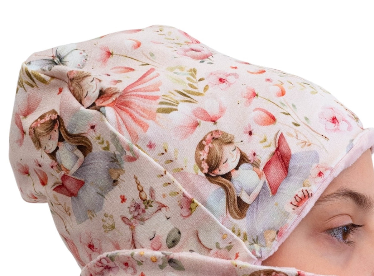 Set Cappello e Scaldacollo Bambina Fatto a Mano in Cotone Certificato
