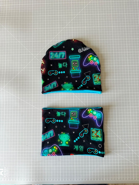 Cappello e scaldacollo bambino taglia 1 anno