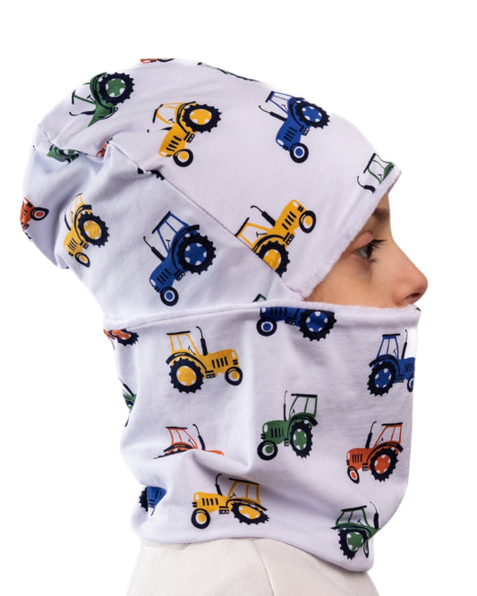 Set Cappello e Scaldacollo Bambino Fatto a Mano in Cotone Certificato