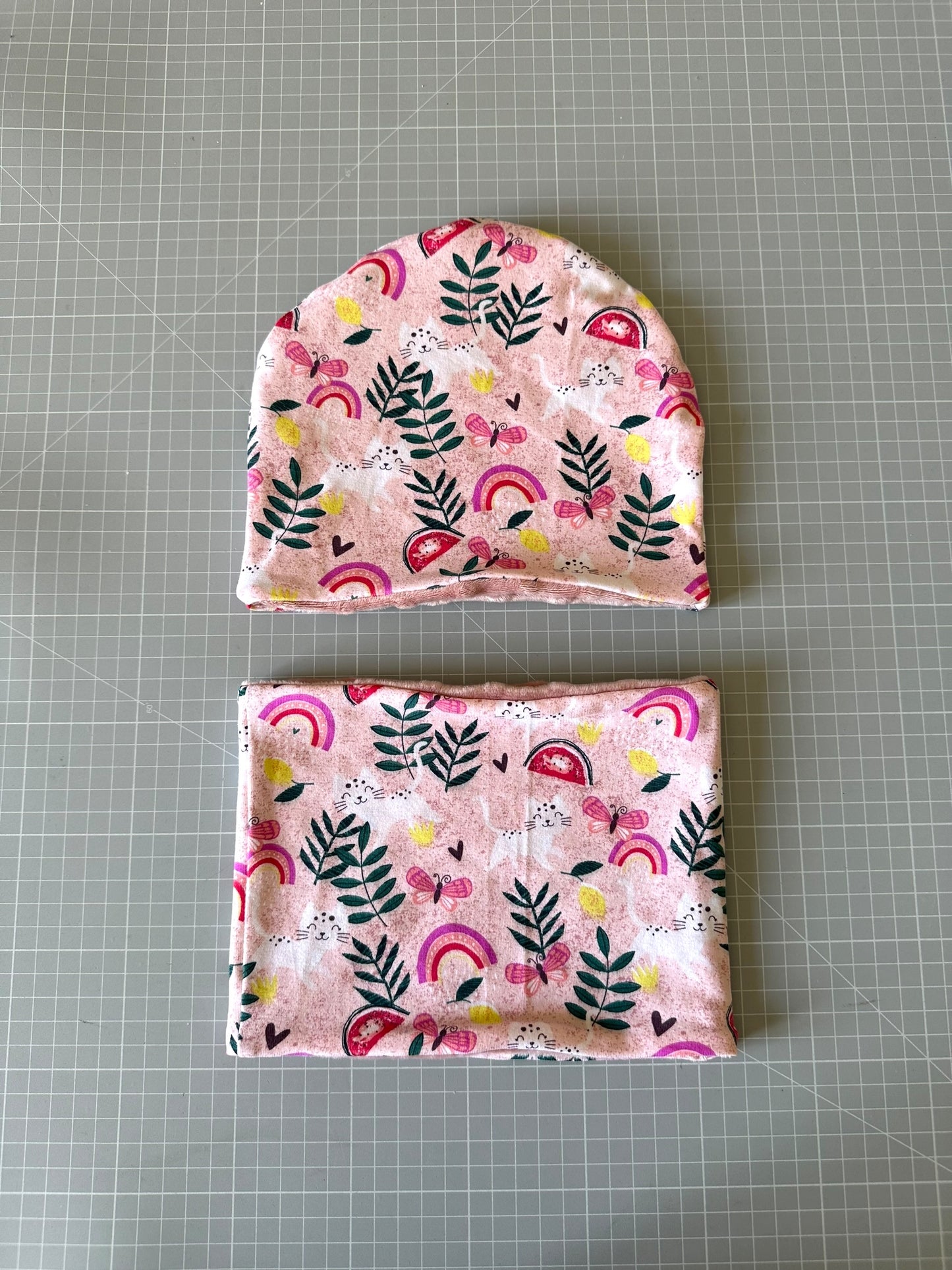 Cappello e scaldacollo bambina taglia 1 anno