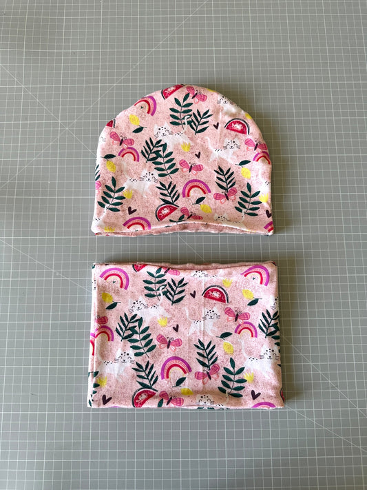 Cappello e scaldacollo bambina taglia 1 anno