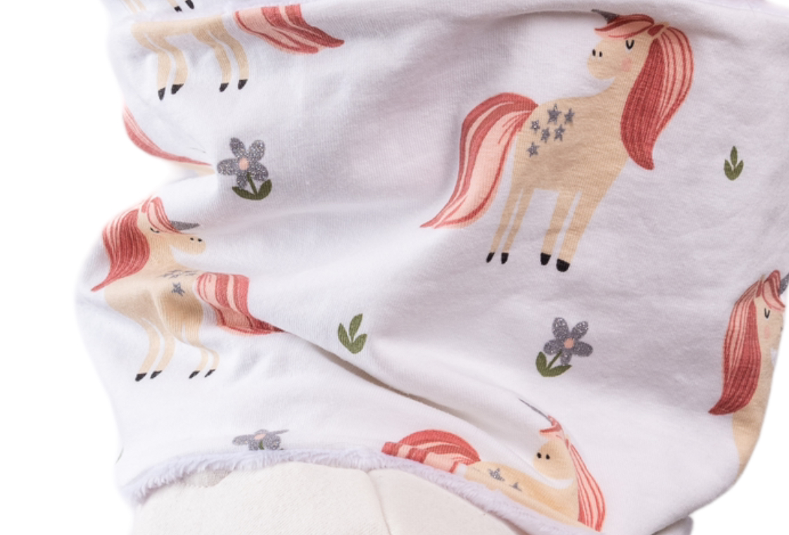 Set Cappello e Scaldacollo Bambina Fatto a Mano in Cotone Certificato