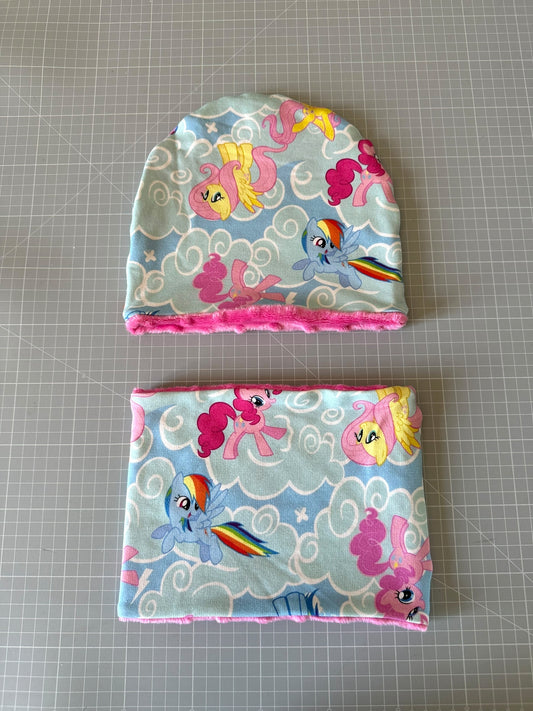 Cappello e scaldacollo bambina taglia 4 anni